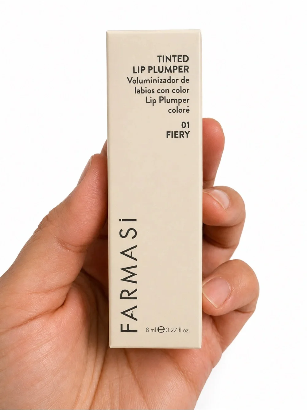 Farmasi Tinted Lip Plumper 01 Fiery - Cream Packaging